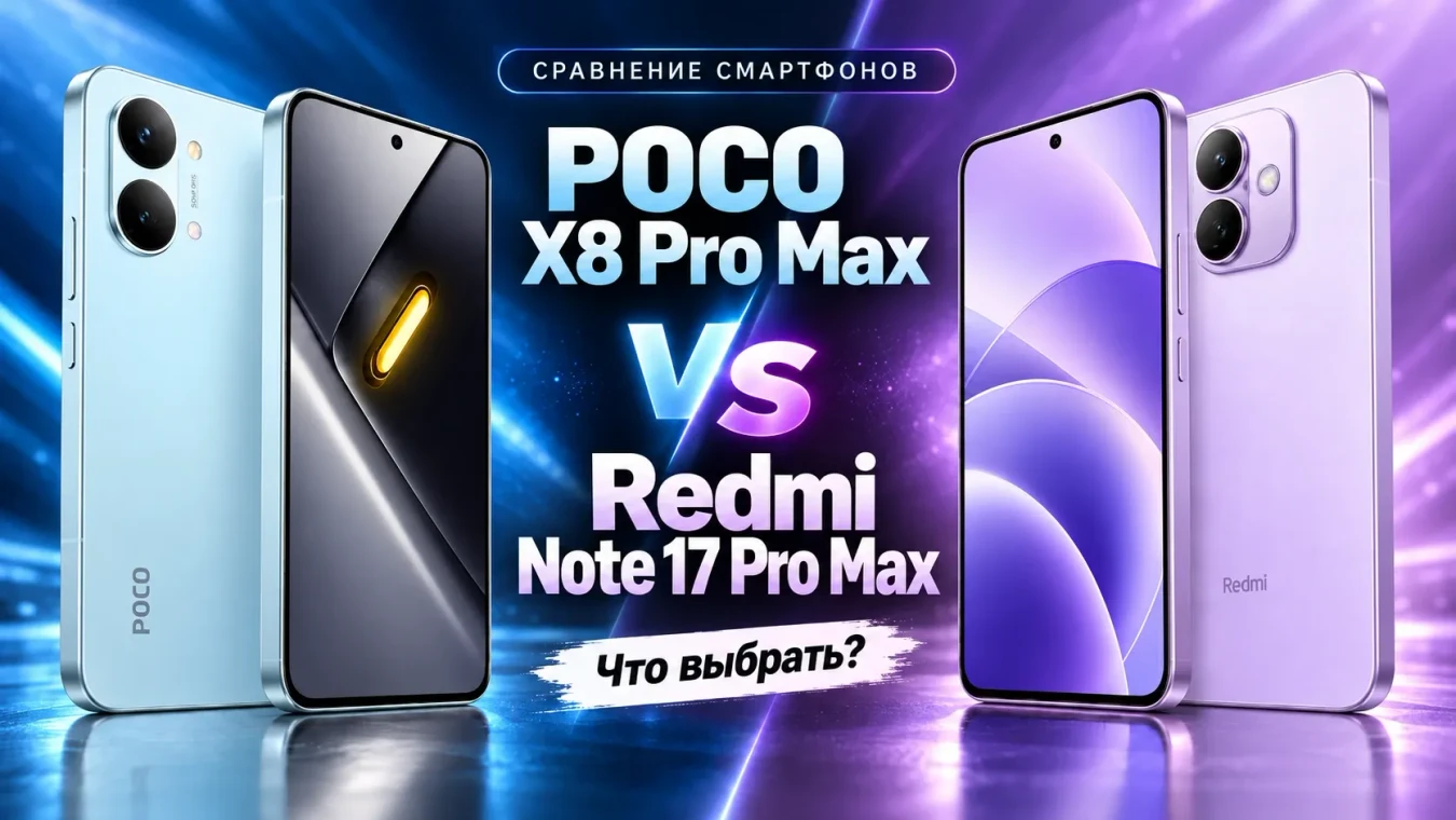 Poco X8 Pro Max или Redmi Note 17 Pro Max: что выбрать