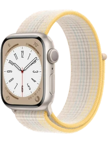 Apple Watch 8 41 мм Алюминий, Нейлон, Сияющая звезда, Сияющая звезда