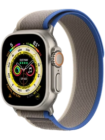 Apple Watch Ultra 130-180 мм Нейлон Сине-серый