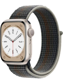 Apple Watch 8 45 мм Алюминий, Нейлон, Сияющая звезда, Тёмно-серый