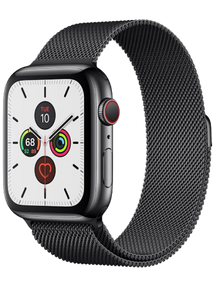 Apple Watch Series 4 LTE 44 мм Сталь чёрный/Миланский чёрный MTV62