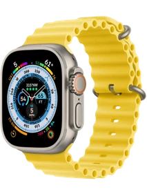 Apple Watch Ultra 130-200 мм Фторэластомер Жёлтый