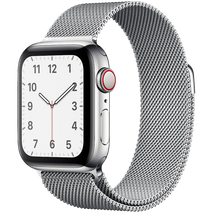 Apple Watch Series 5 LTE 40 мм Серебристый/Миланский серебристый MWWT2