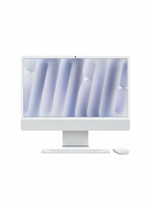 Apple iMac M4 [MWUC3] 16 ГБ, SSD 256 ГБ Silver