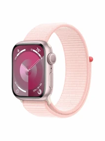 Watch 9 GPS, 41mm Pink Aluminum, Pink Sport Loop