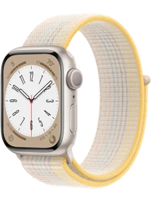 Apple Watch 8 41 мм Алюминий, Нейлон, Сияющая звезда, Сияющая звезда