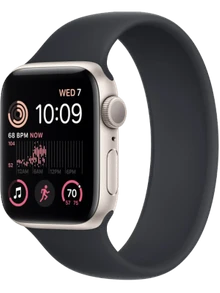 Apple Watch SE 2 44 мм (Сияющая звезда/Тёмно-серый)