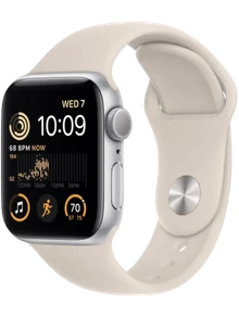 Apple Watch SE 2 40 мм (Серебристый/Сияющая звезда)
