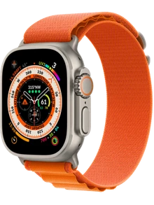 Apple Watch Ultra 165-210 мм Ткань Оранжевый