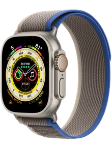 Apple Watch Ultra 145-220 мм Нейлон Сине-серый