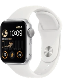 Apple Watch SE 2 44 мм (Серебристый/Белый)