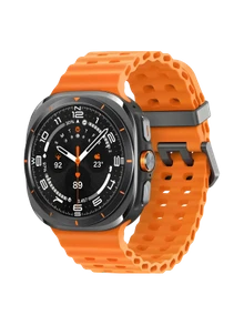 Galaxy Watch Ultra 47 мм, Чёрный титан, Оранжевый
