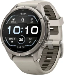 Garmin Fenix 9 Pro 43 мм (серый, серый силиконовый ремешок) Garmin Fenix 9 Pro 43 мм (серый, серый силиконовый ремешок)