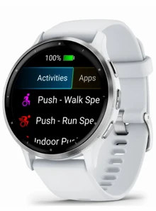 Garmin Venu 3 Белый, с силиконовым ремешком