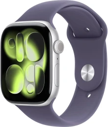 Apple Watch Series 11 42 mm Silver Aluminium Purple Fog Sport Band