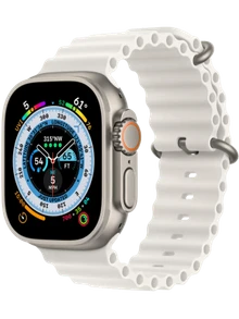 Apple Watch Ultra 130-200 мм Фторэластомер Белый