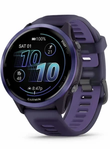 Garmin Forerunner 570 - 47mm Indigo Aluminum with Translucent Imperial Purple/Indigo Band