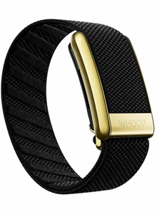 Плетёный ремешок для Whoop 4.0 SUPERKNIT LUXE BAND (Onyx with Gold)
