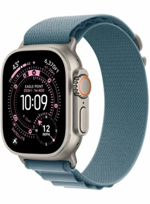 Apple Watch Ultra 3 49 мм Natural Titanium Light Blue Alpine Loop