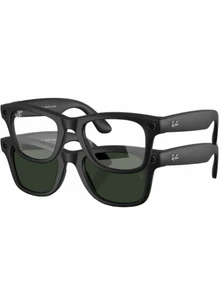 Умные очки Ray-Ban Meta Wayfarer (Черный матовый/Зеленый,Прозрачный)
