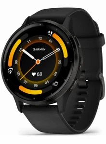 Garmin Venu 3 Чёрный, с силиконовым ремешком