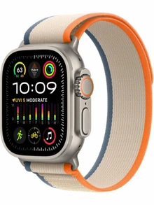 Watch Ultra 2, 49mm Trail Loop Бежево-оранжевый - S/M