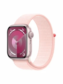 Watch 9 GPS, 41mm Pink Aluminum, Pink Sport Loop