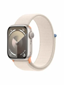 Watch 9 GPS, 41mm Starlight Aluminium, Starlight Sport Loop