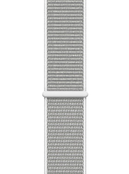 Apple Watch Series 4 LTE 40 мм Алюминий Серебристый/Нейлон белая ракушка MTUF2