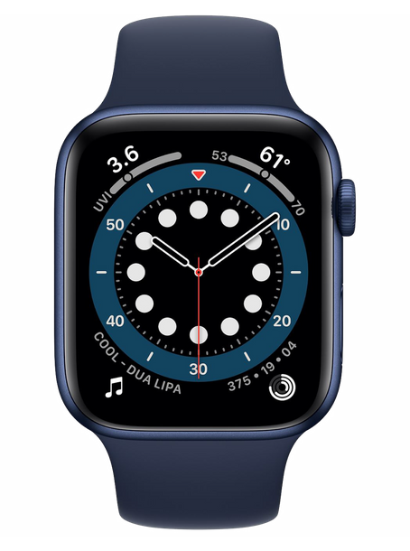 Apple Watch Series 6 40 мм Алюминий Синий/Тёмный ультрамарин MG143RU-A