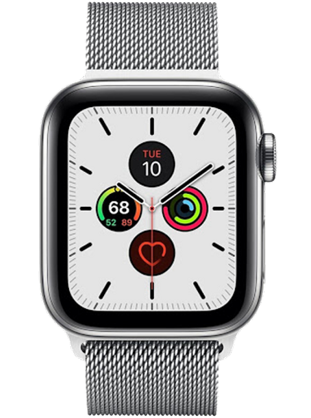 Apple Watch Series 5 LTE 40 мм Серебристый/Миланский серебристый MWWT2