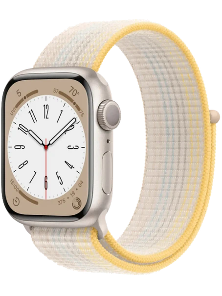 Apple Watch 8 41 мм Алюминий, Нейлон, Сияющая звезда, Сияющая звезда