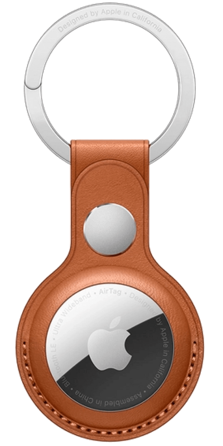 Брелок с кольцом Apple Key Ring, Золотисто-коричневый (MX4M2)