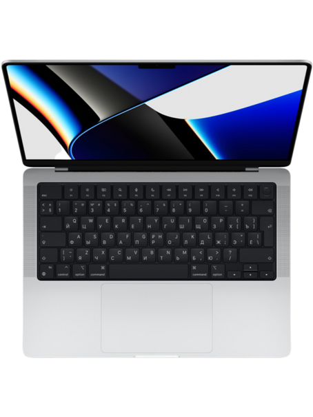MacBook Pro 14" (M1 Pro 8C CPU, 14C GPU, 2021), 16 GB, 8 TB SSD, Silver