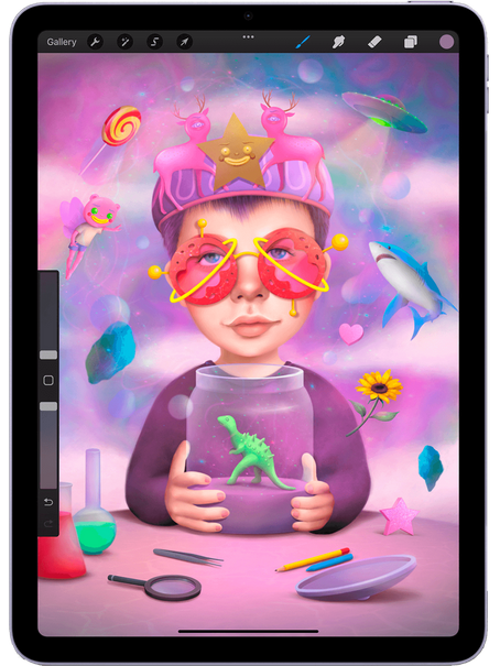 Apple iPad Air 5 (2022) Wi-Fi 256 GB Фиолетовый