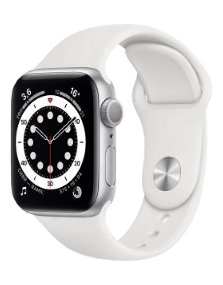 Apple Watch Series 6 44 мм Алюминий Серебристый/Белый M00D3RU-A