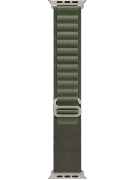 Apple Watch Ultra 165-210 мм Ткань Зелёный