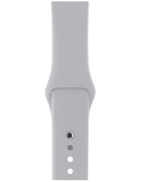 Apple Watch Series 3 Wi-Fi 38 мм Алюминий Серебристый/Дымчатый MQKU2/MTEY2