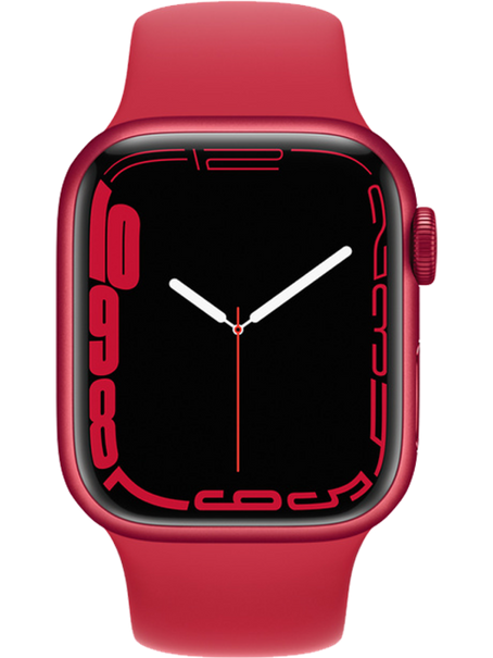 Apple Watch Series 7 41 мм Алюминий Красный MKN23RU-A