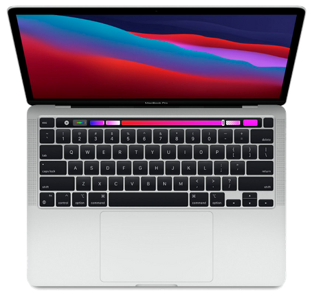 Apple MacBook Pro 13" M1 2020 3,2 Мгц, 16 GB, 1 TB SSD, «‎Silver» [Z11F0000G]
