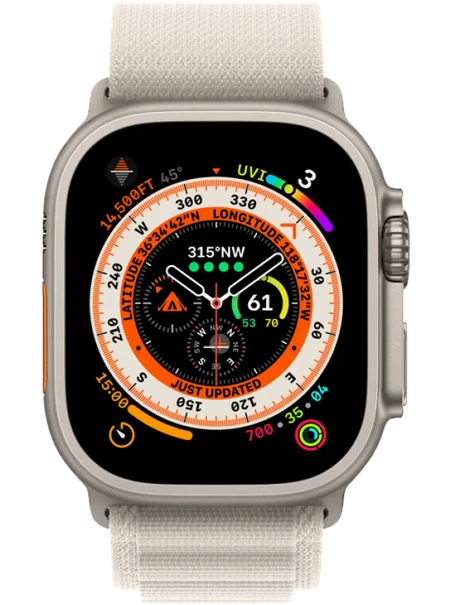 Apple Watch Ultra 130-160 мм Ткань Сияющая звезда