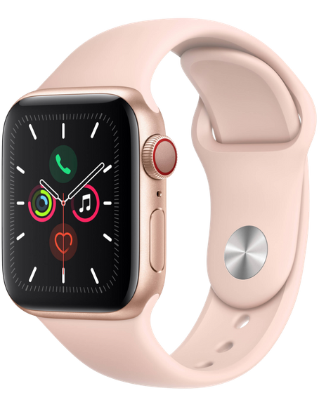 Apple Watch SE 44 мм Алюминий Золотистый/Розовый песок MYDR2RU-A