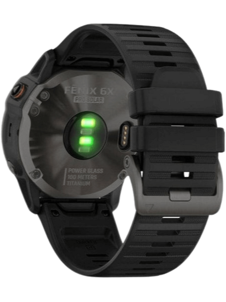 Garmin Fenix 6X Pro Solar (Титановый серый DLC/Чёрный)