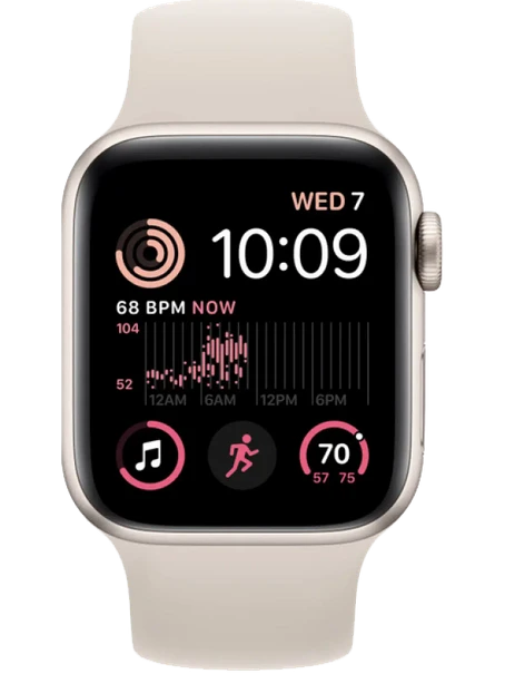 Apple Watch SE 2 LTE 44 мм (Сияющая звезда/Сияющая звезда)