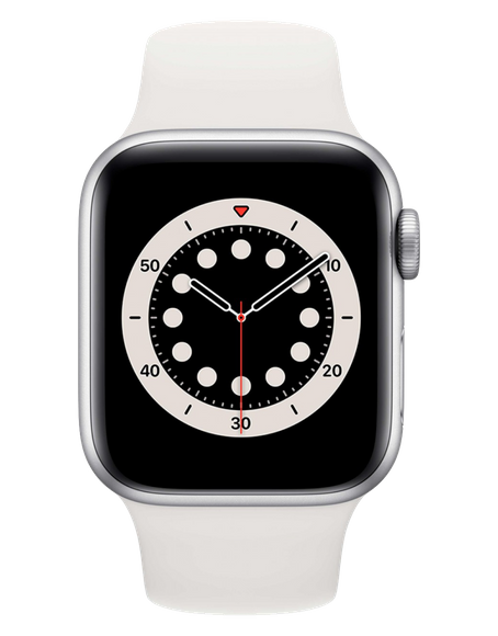 Apple Watch Series 6 40 мм Алюминий Серебристый/Белый MG283RU-A