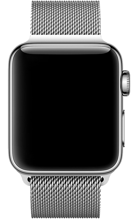 Apple Watch Series 4 LTE 44 мм Сталь серебристый/Миланский MTV42