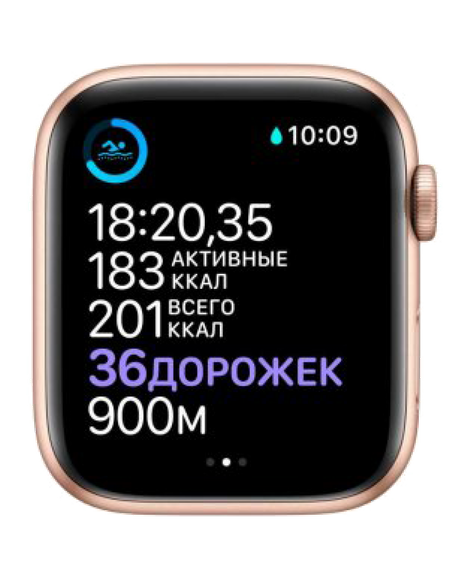 Apple Watch Series 6 44 мм Алюминий Золотистый/Розовый песок M00E3RU-A