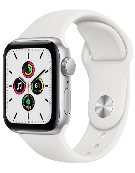 Apple Watch SE 40 мм Алюминий Серебристый/Белый MYDM2RU-A