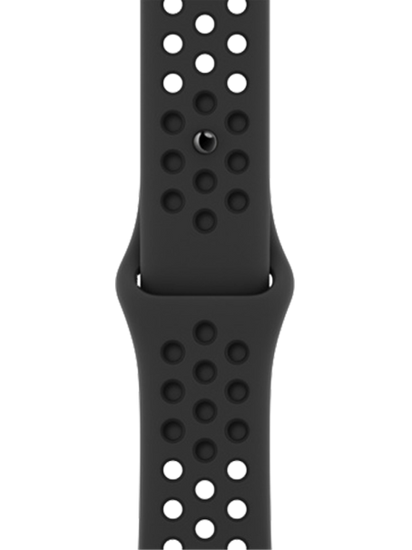 Apple Watch Nike Series 7 45 мм Алюминий Тёмная ночь/Антрацитовый-чёрный MKNC3RU-A