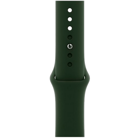 Apple Watch Series 6 LTE 44 мм Сталь золотистый / Зелёный спортивный M09F3